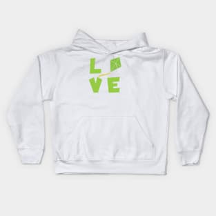 Kite flying love Kids Hoodie